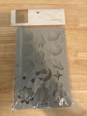 5" x 8" Outer Space Silicone Fondant Mold by STIR New